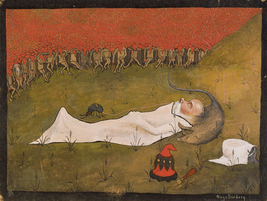 King Hobgoblin Sleeping by Hugo Simberg - 1896