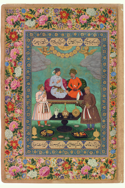Abu'l Hasan Jahangir Welcoming Shah 'Abbas - c.1618