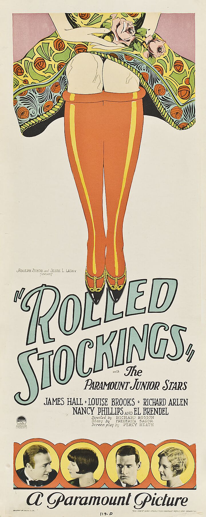 Rolled Stockings (1927) is a silent film comedy produced and distributed by Paramount Pictures, directed by Richard Rosson, and starring Louise Brooks