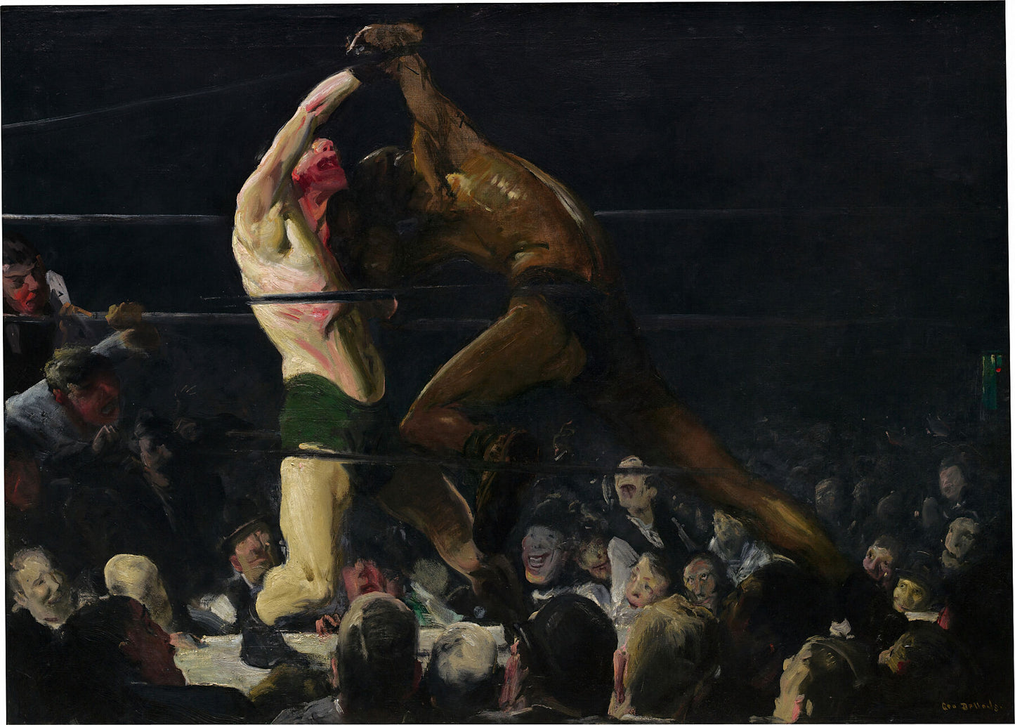Both Members of This Club by George Bellows - 1909