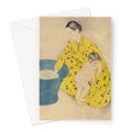 The Bath by Mary Cassatt, c.1890 - Greeting Card