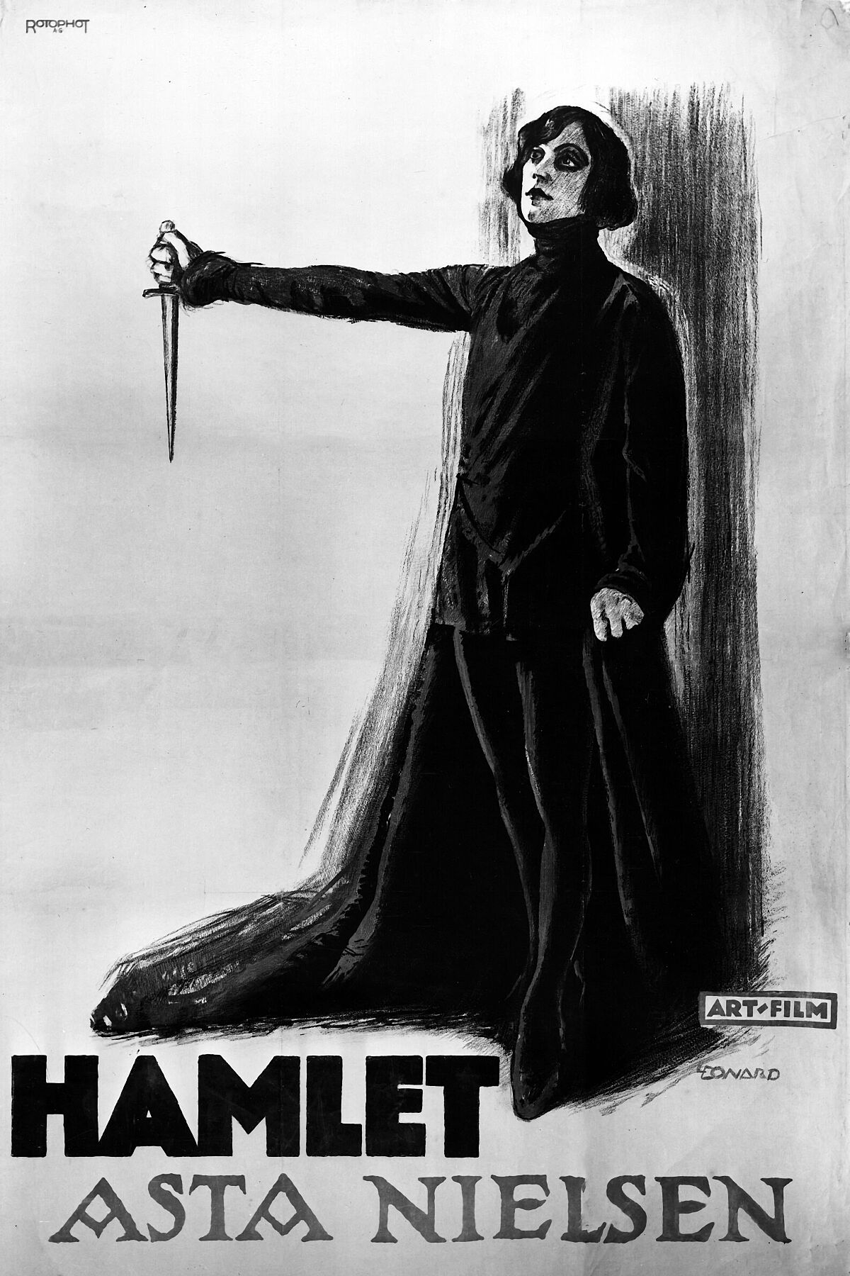 Hamlet Poster (print) designed by Robert L. Leonard - 1921