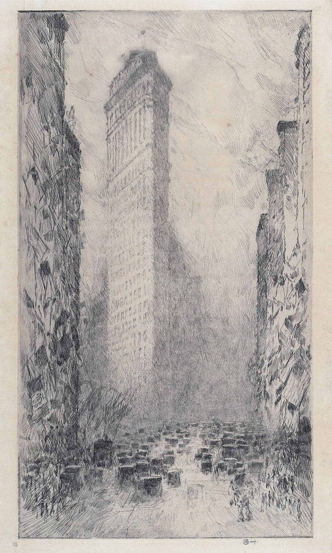 Washington's Birthday, Fifth Avenue & 23rd Street by Childe Hassam - 1916