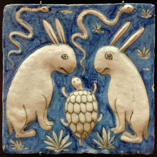 Conejos y Tortuga - Siglo XIX 