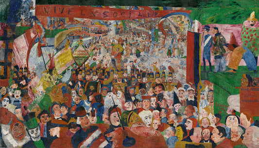 Christ's Entry into_Brussels by James Ensor - 1889