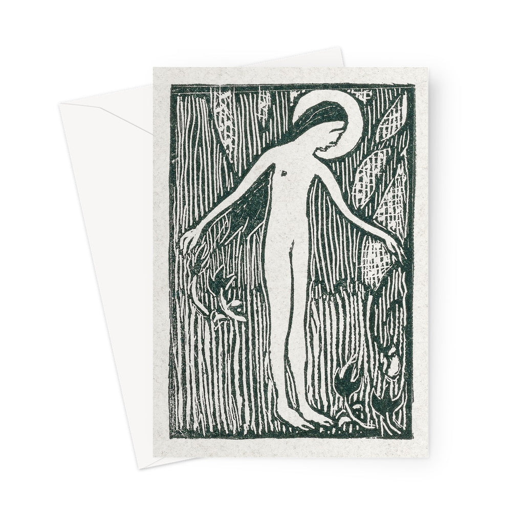 A naked woman illustration for a poetry collection by Paul Verlaine (1895) by Maurice Denis.