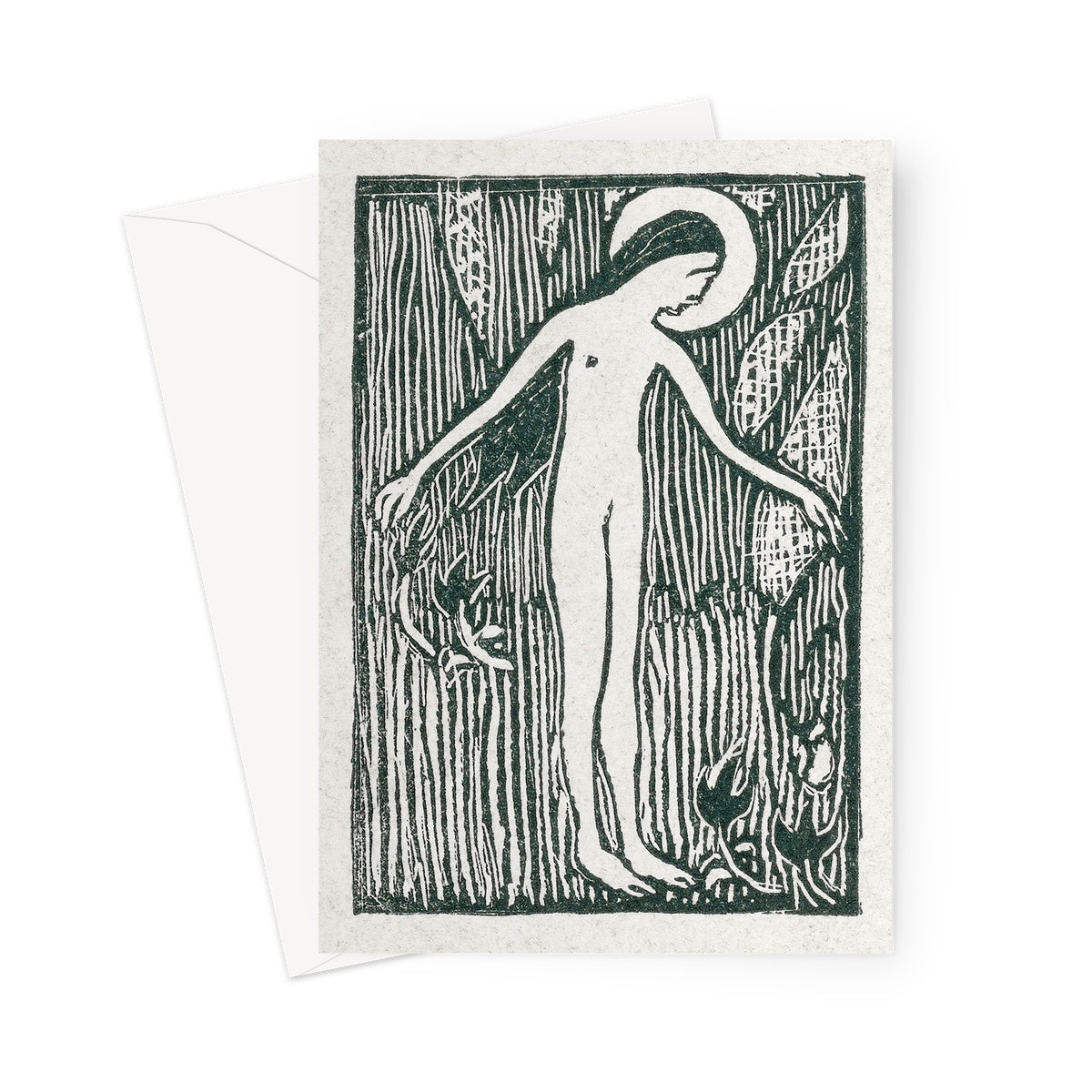 A naked woman illustration for a poetry collection by Paul Verlaine (1895) by Maurice Denis.