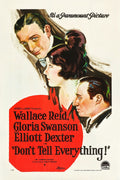 Wallace Reid, Gloria Swanson in Don't Tell Everything  - 1921