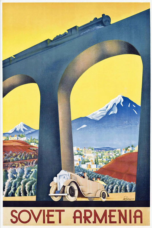 Soviet Intourist Armenia poster 1929