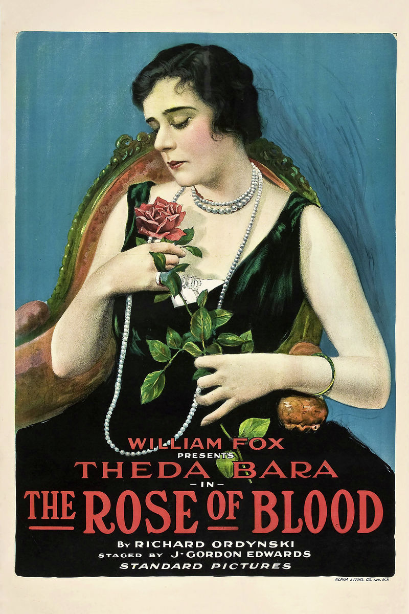 La rosa de sangre, póster de película - 1917 