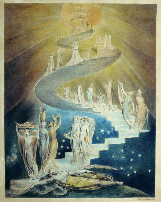 La escalera de Jacob de William Blake - 1876 