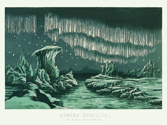 Aurora boreal en altas latitudes - 1891