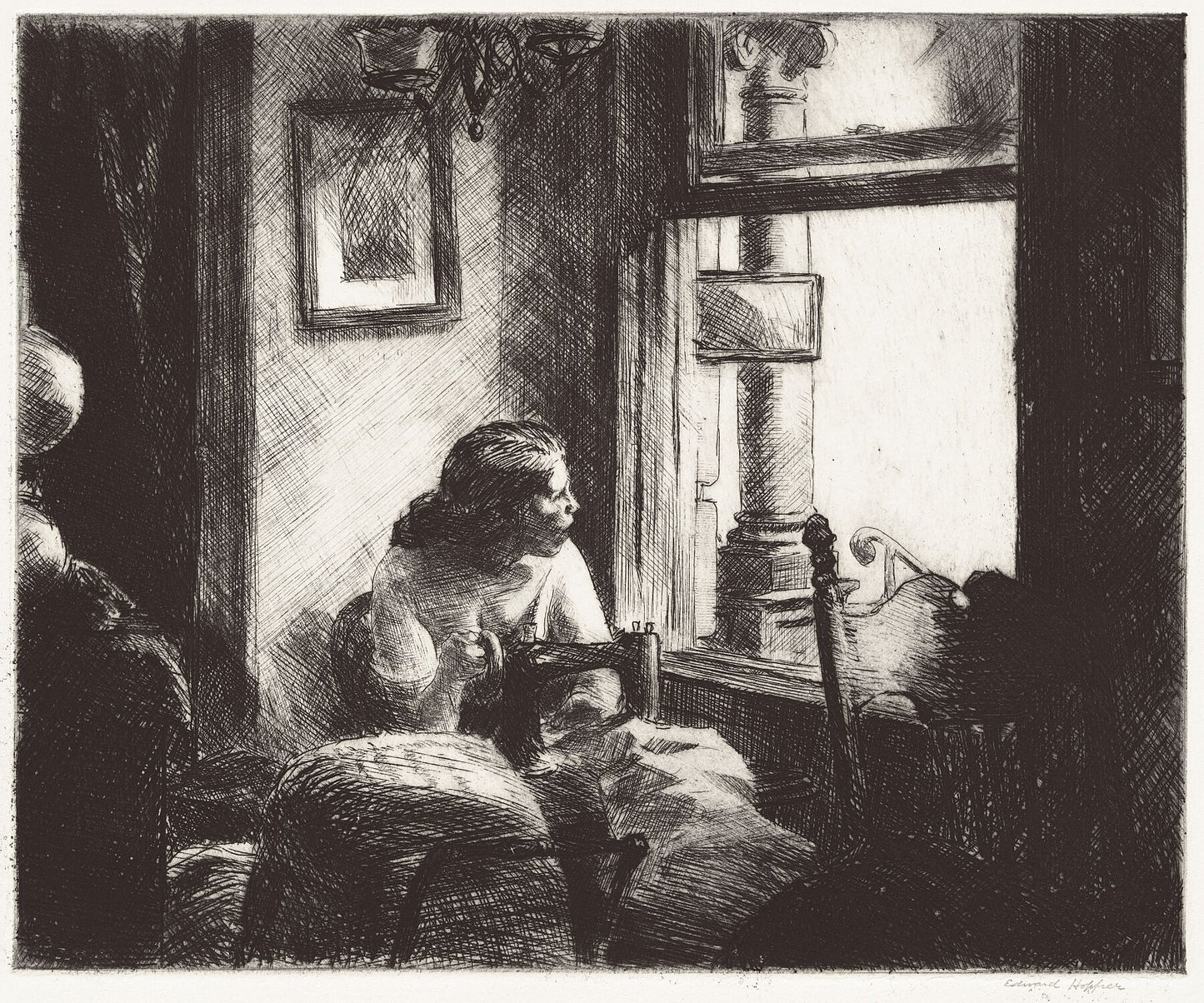 East Side Interior by Edward Hopper - 1922