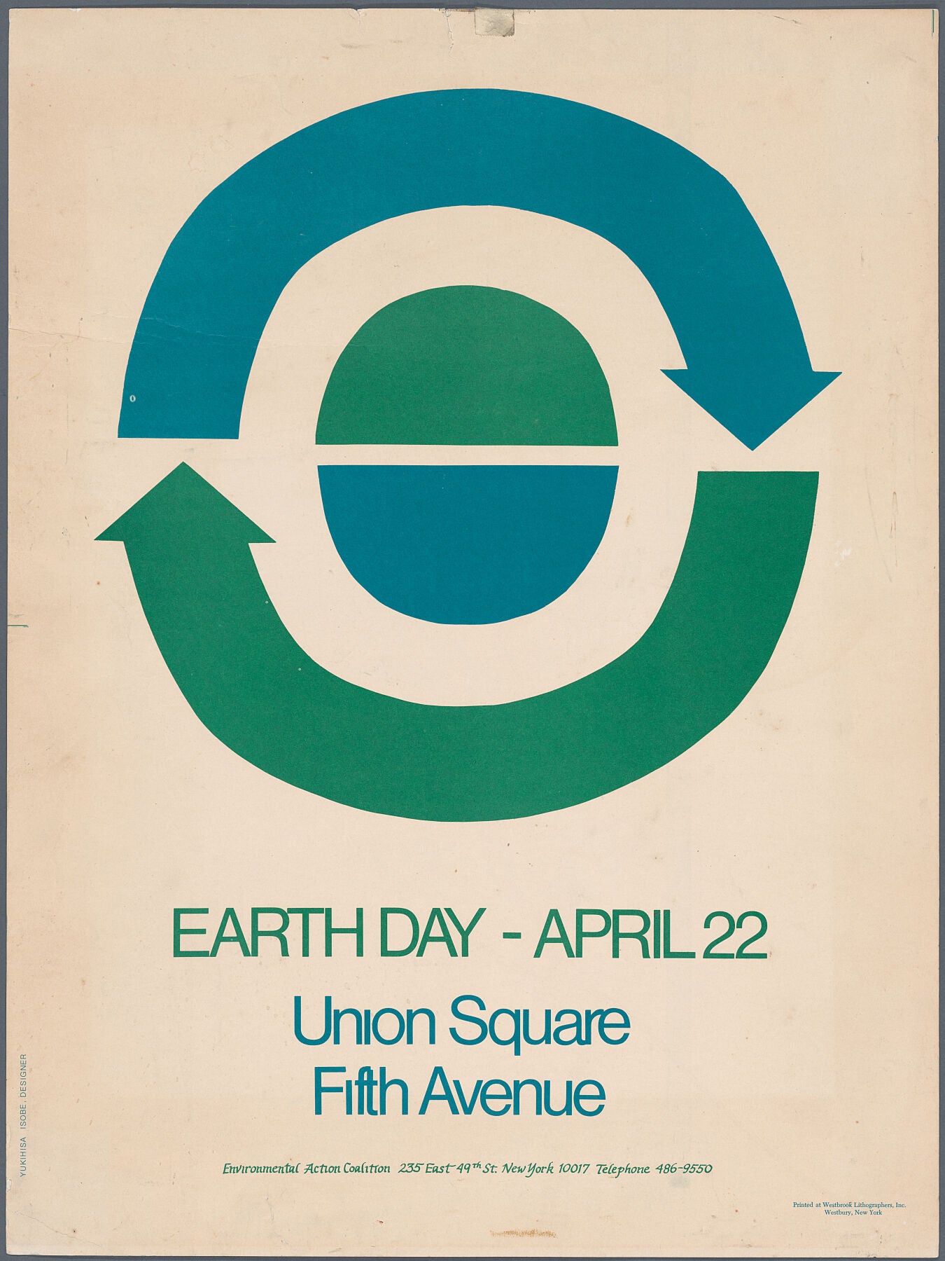 Poster from the first Earth Day - 1970