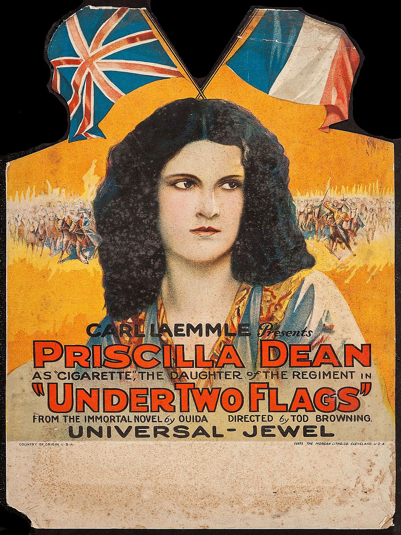 Under Two Flags is a 1922 American drama film directed by Tod Browning and starring Priscilla Dean.