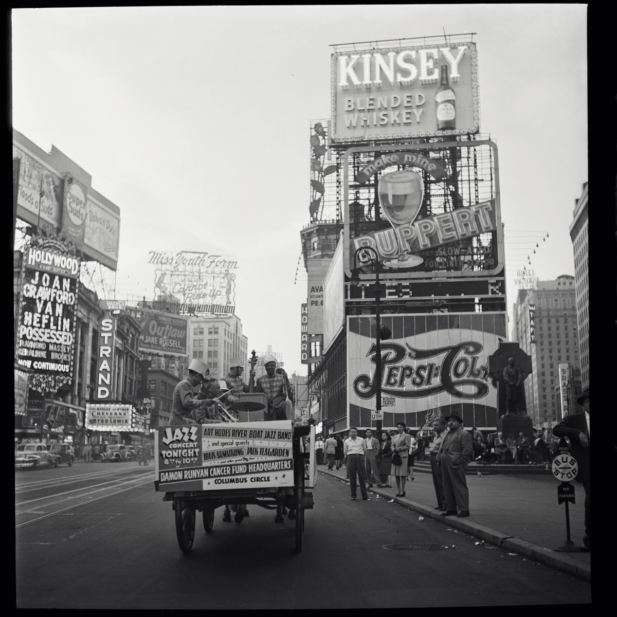 Times Square de William P. Gottlieb - Juillet 1947