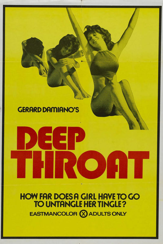Poster for the Adult Movie 'Deep Throat' - 1972