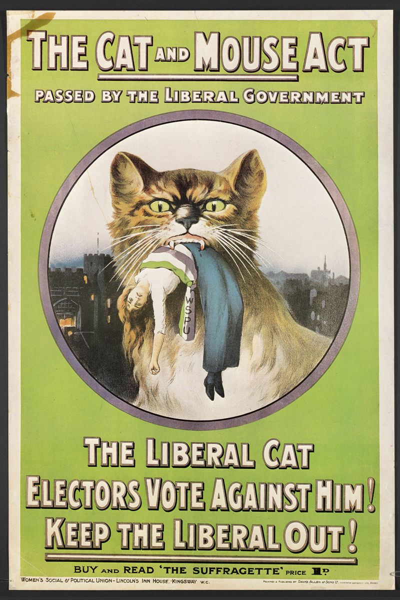 Chat et souris, 1913 - Carte postale