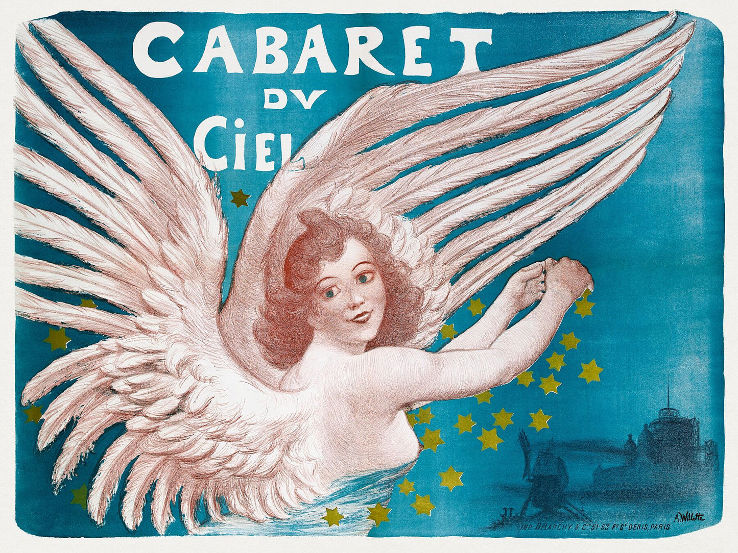 Cabaret du Ciel by Adolphe Willette - c.1890