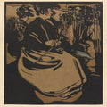 London Types : Flower Girl by William Nicholson - 1898.