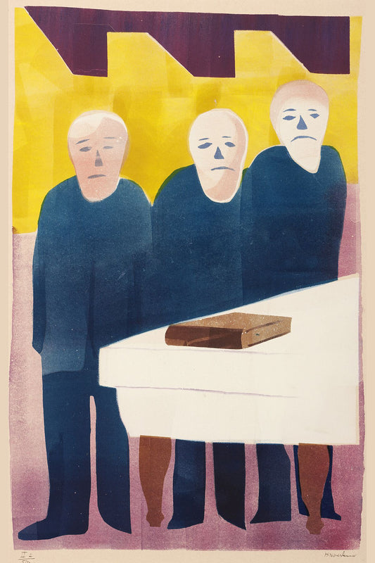 Hasidic Legends II, The Three Patriarchs by H.N. Werkman - 1943