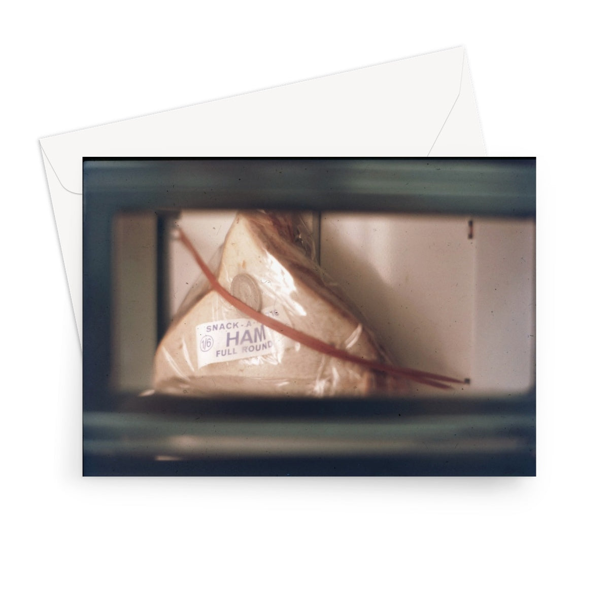 Ham Sandwich In London's West End by Bob Hyde, 1960s - Greeting Card