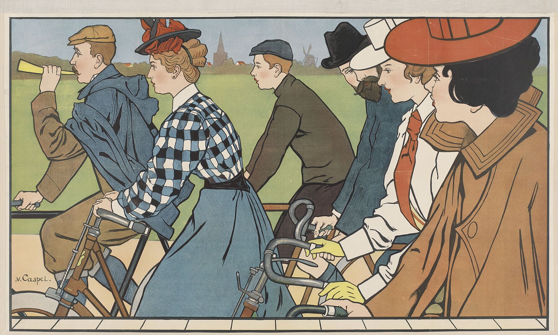 Hamers bicycles, Johann Georg van Caspel - c. 1912