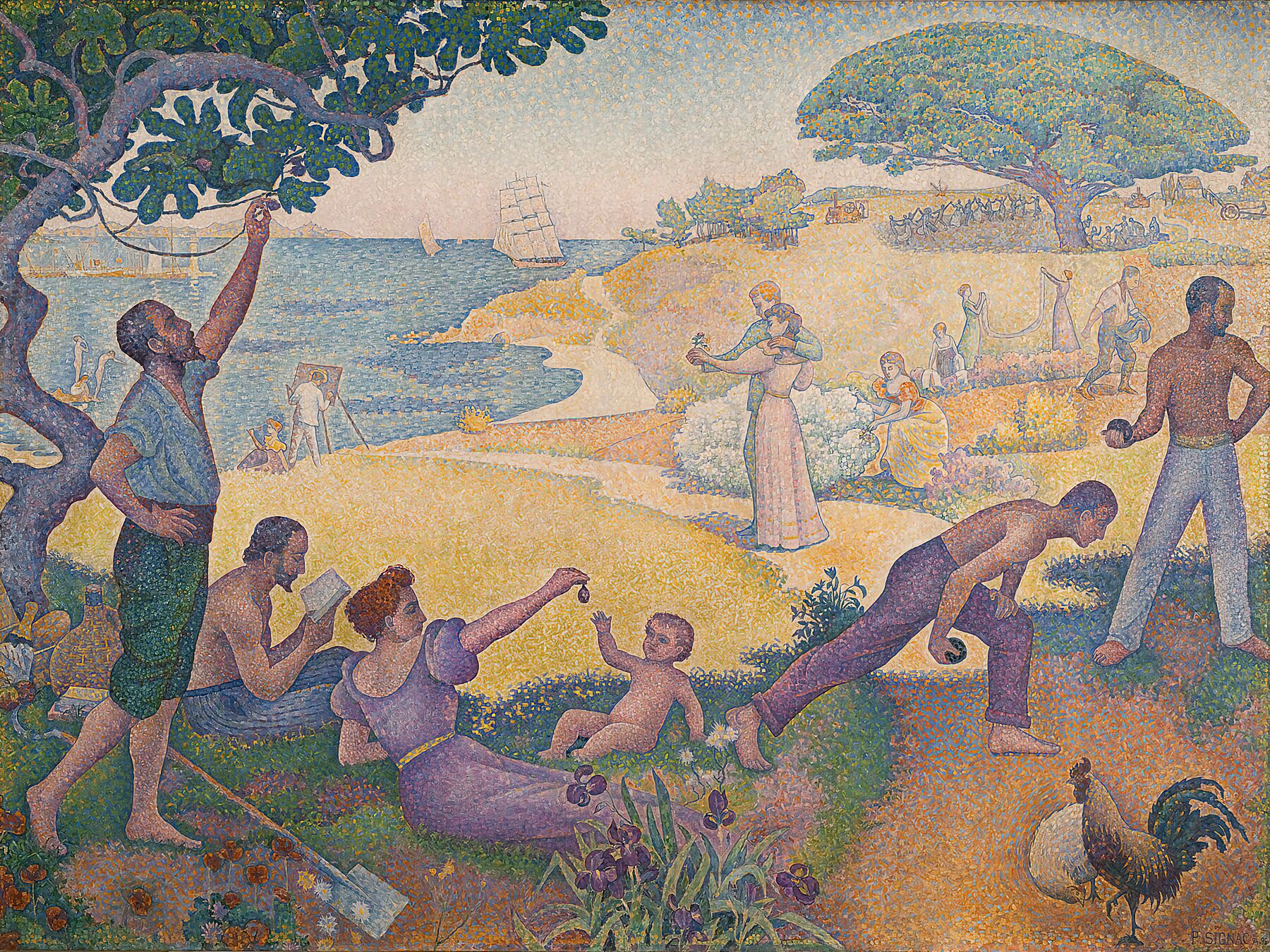 Paul Signac : In the Time of Harmony, the Golden Age is not in the Past, it is in the Future, 1893–95