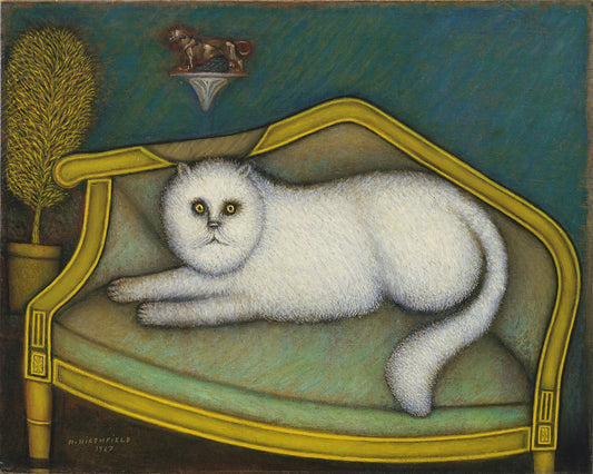 Angora Cat by Morris Hirshfield - 1937