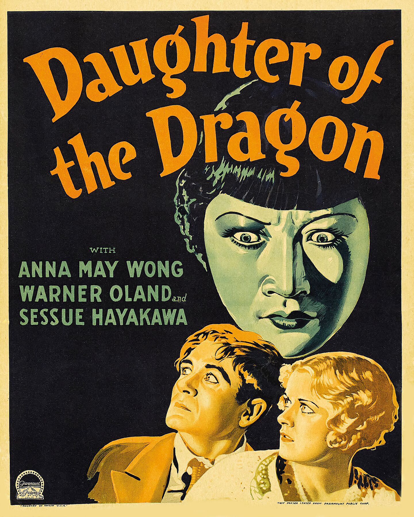 Film poster for Daughter of the Dragon 1931