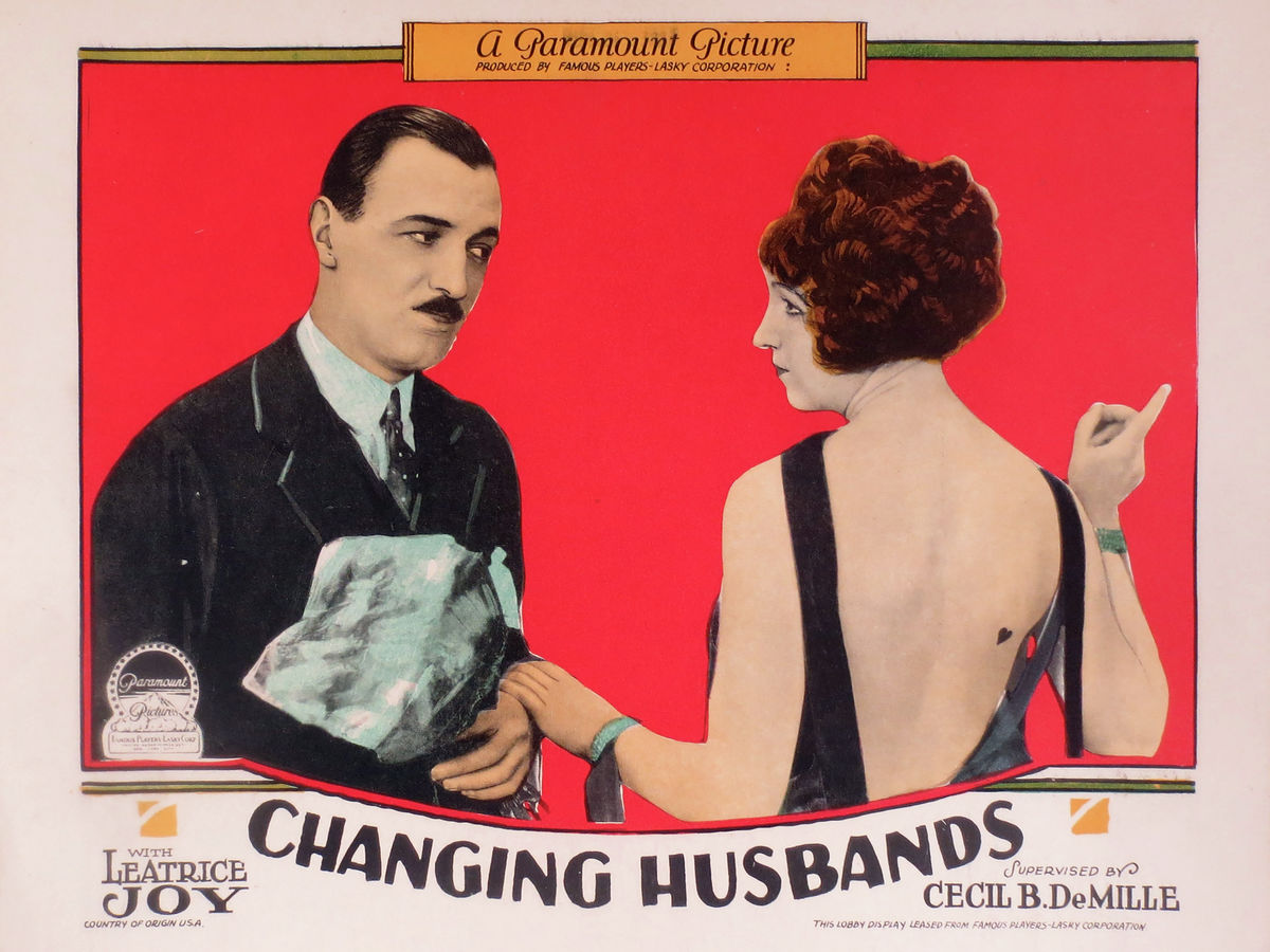 Carte d'exposition Changer de mari (II) - 1924