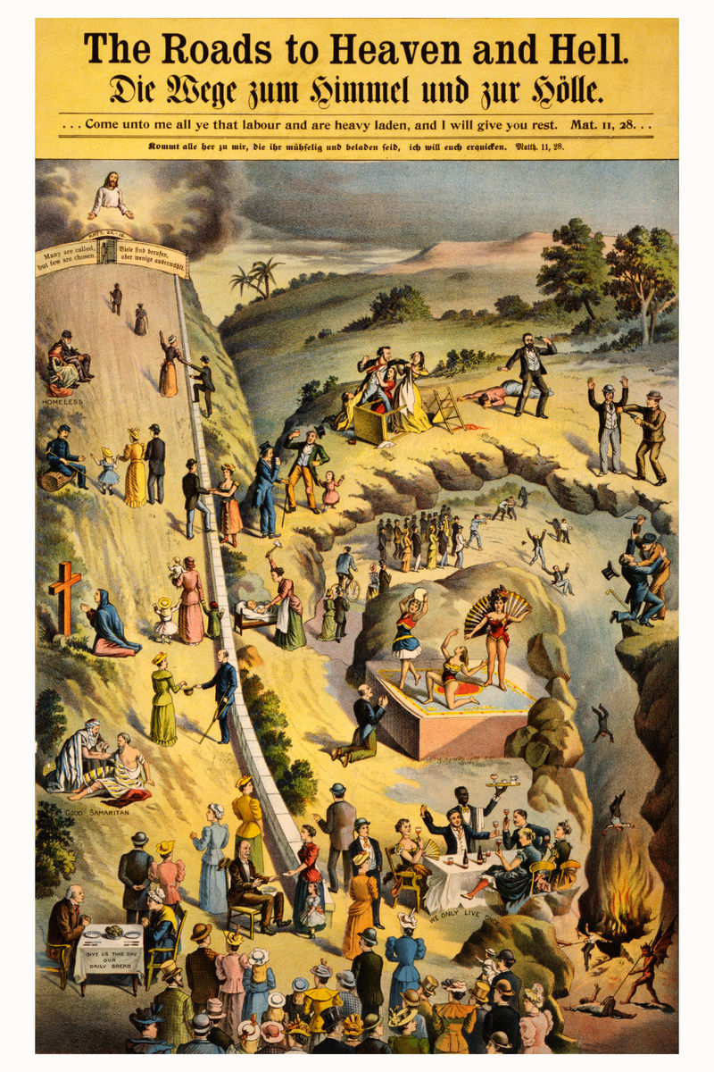 The Roads to Heaven and Hell - 1896