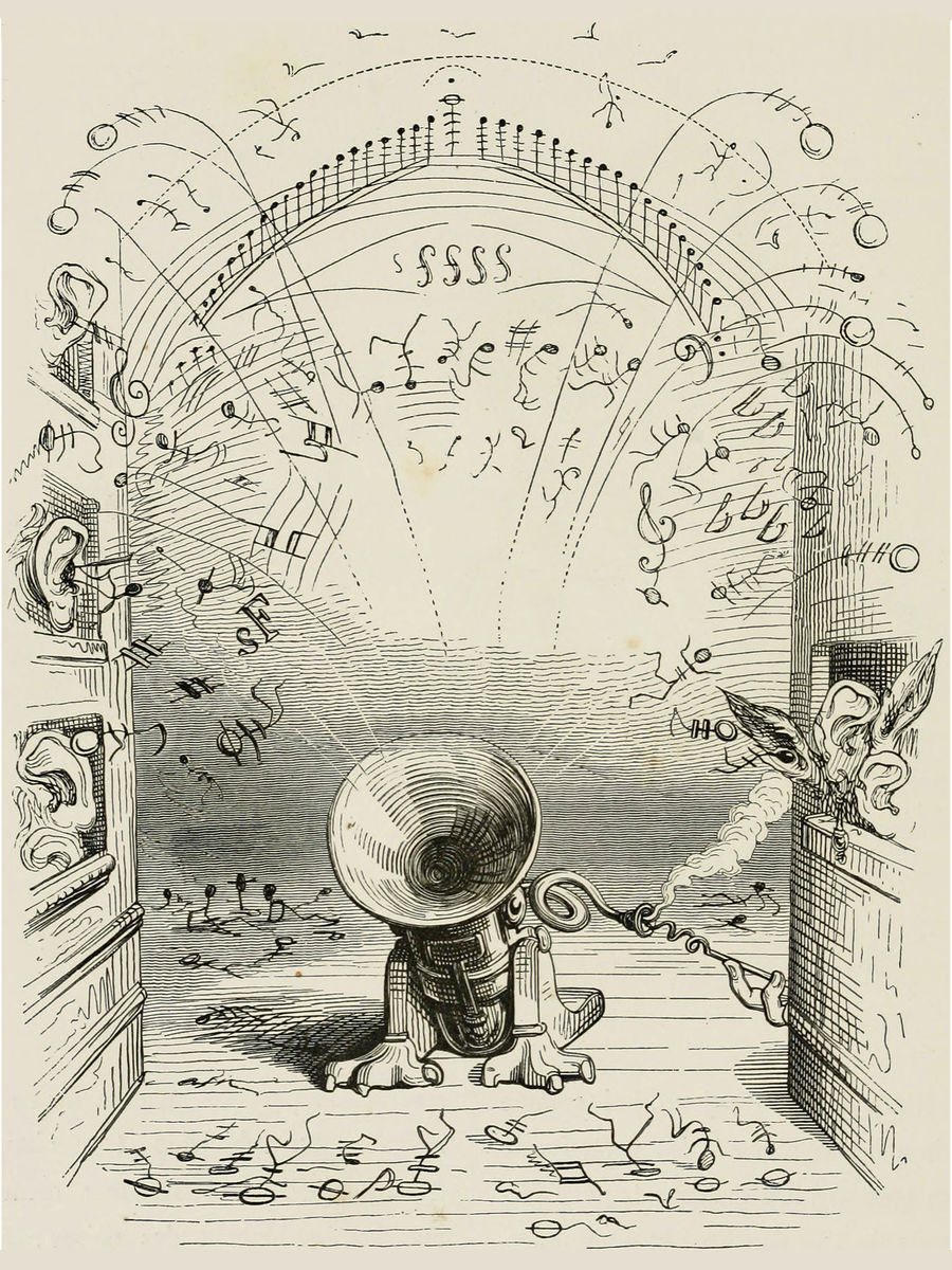 Musical Notes from 'Un Autre Monde - 1844