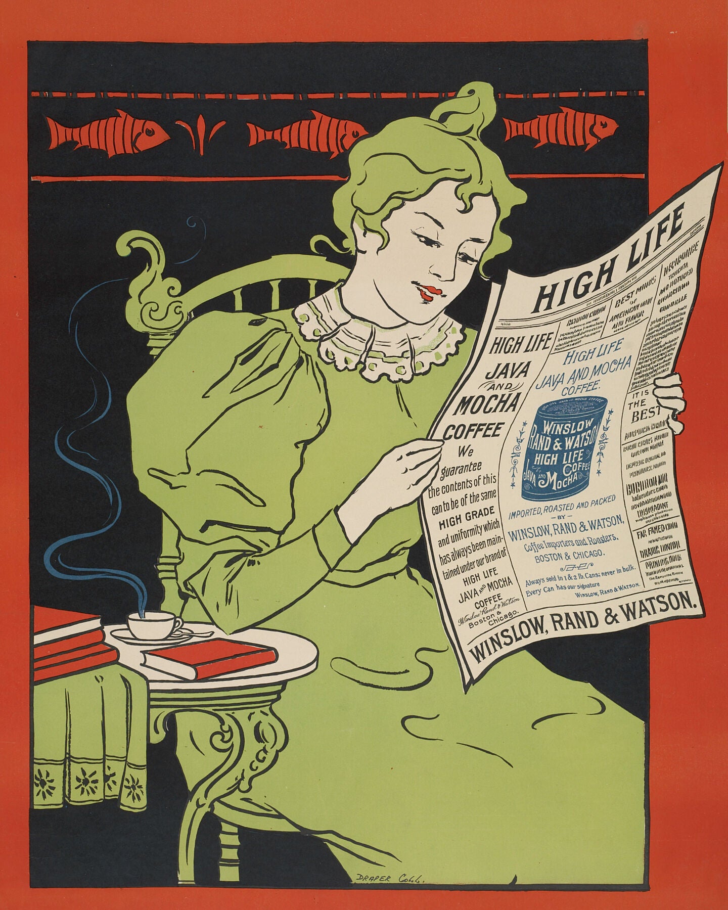 High life Java & Mocha Coffee - c. 1895 - 1917 