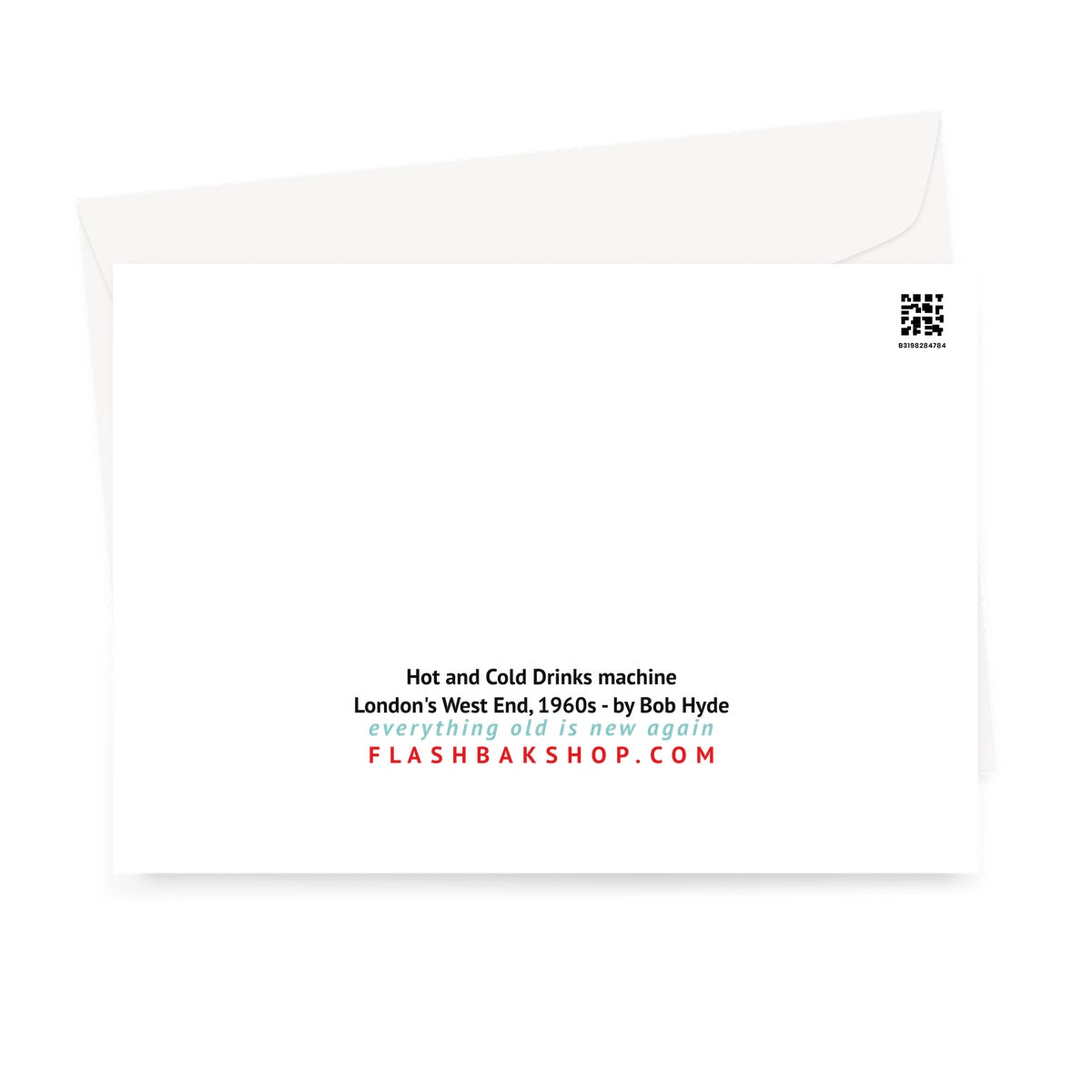 Hot and Cold Drinks Machine by Bob Hyde, 1960s - Greeting Card