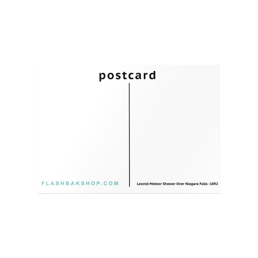 Leonid Meteor Shower Over Niagara Falls, 1892 - Postcard