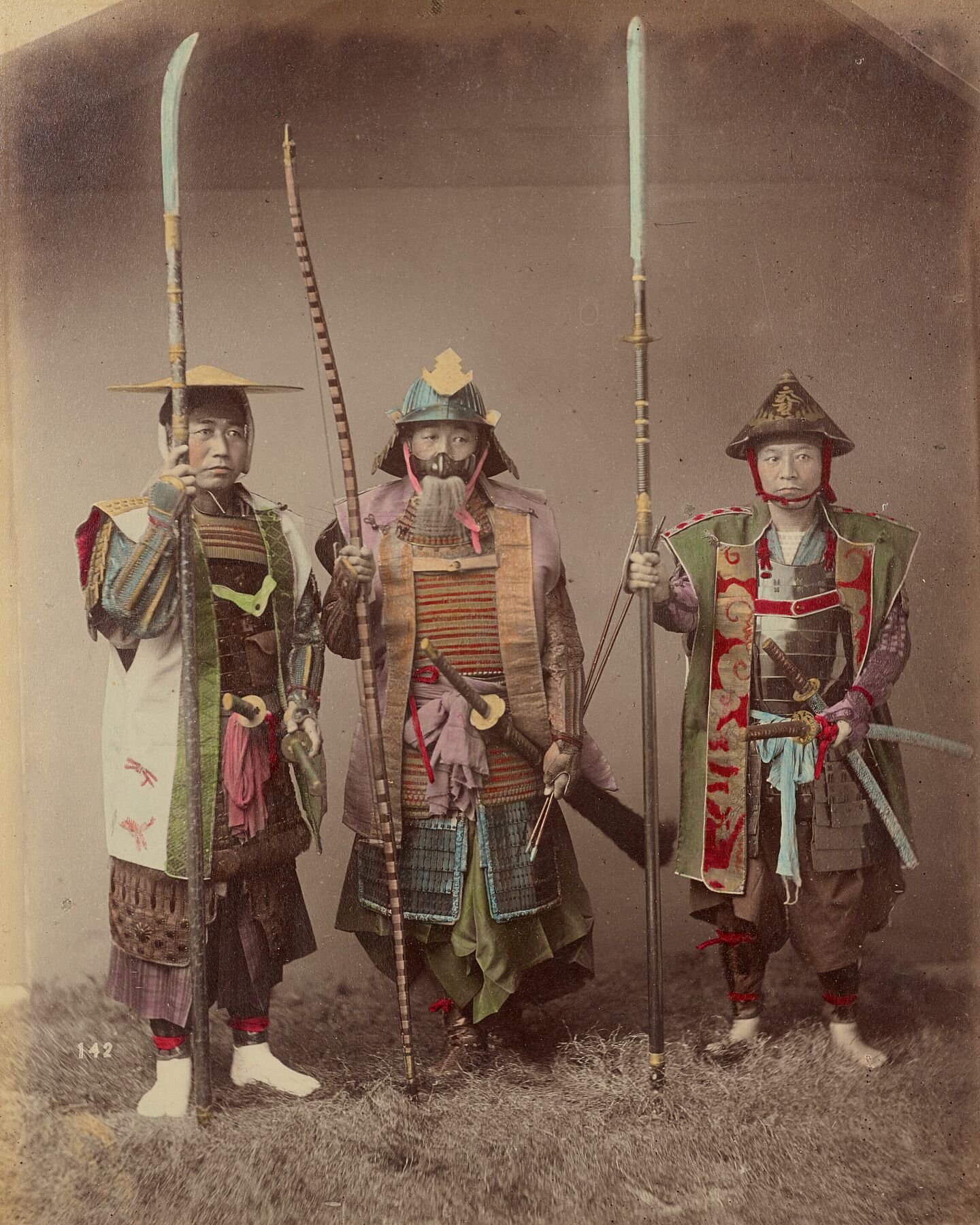Samurai in Armour by Kusakabe Kimbei - c.1880