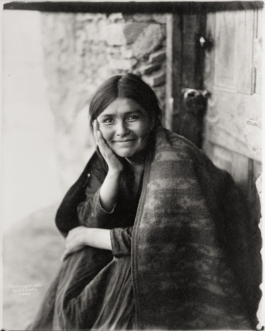 Mujer navajo de Edward Curtis - 1904