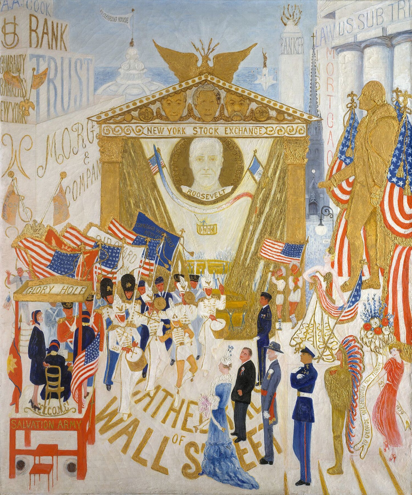 The Cathedrals of Wall Street by Florine Stettheimer - 1939