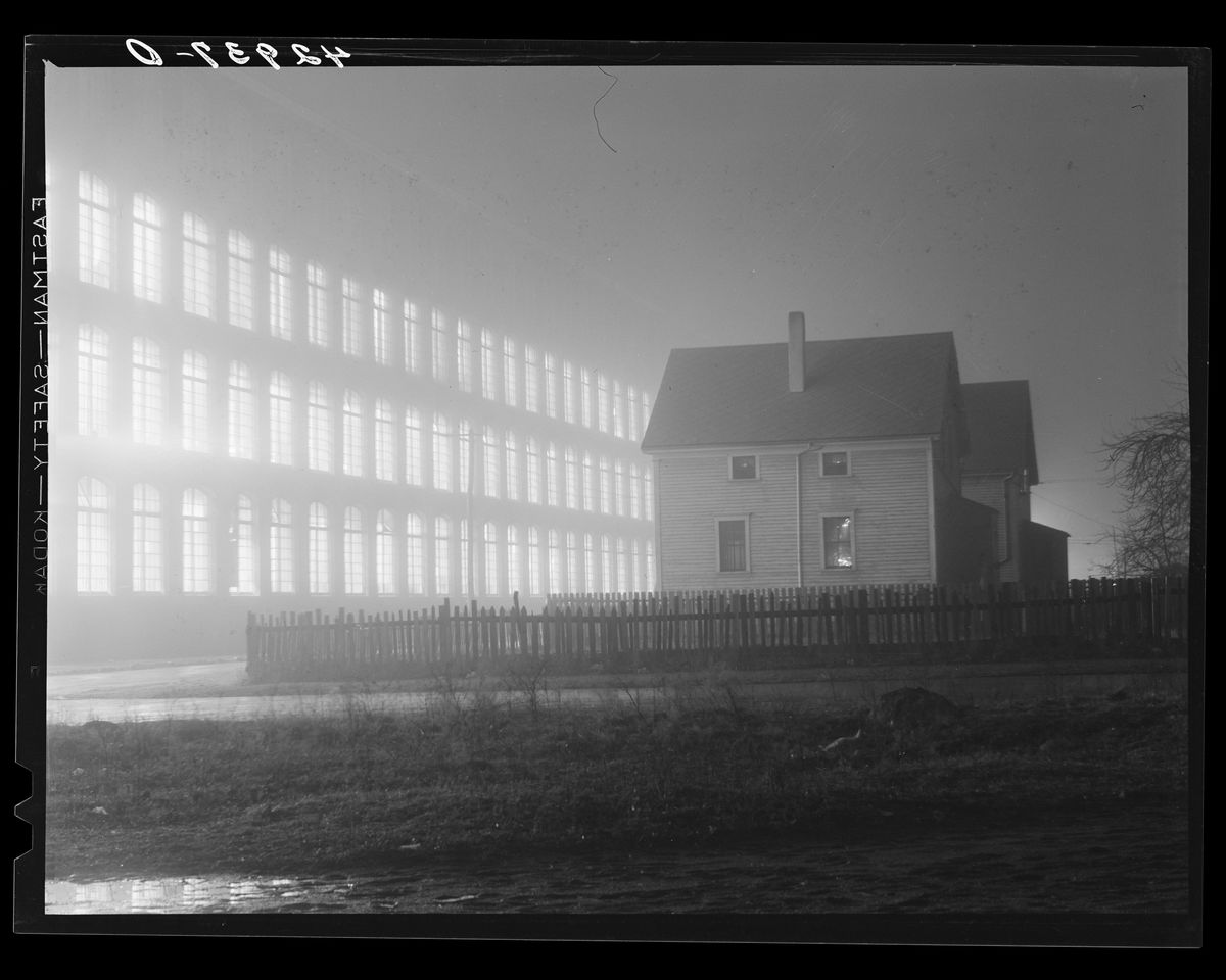 Working All Night at a Textile Mill by Jack Delano - 1941