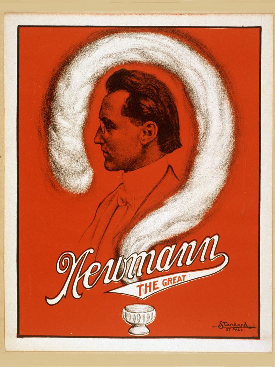poster Newmann the Great (C .A. George Newmann), Magic Poster . Standard Litho. Co., St. Paul, 1929. 