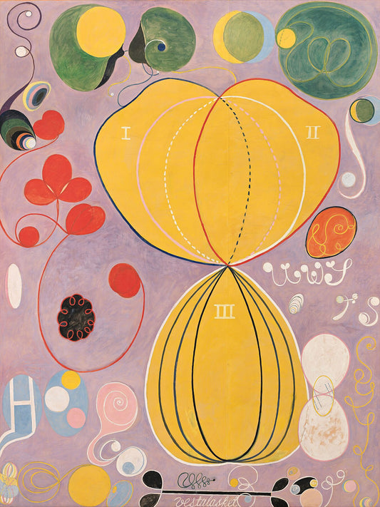 Group IV, The Ten Largest, No. 7, Adulthood from untitled series by Hilma af Klint - 1907