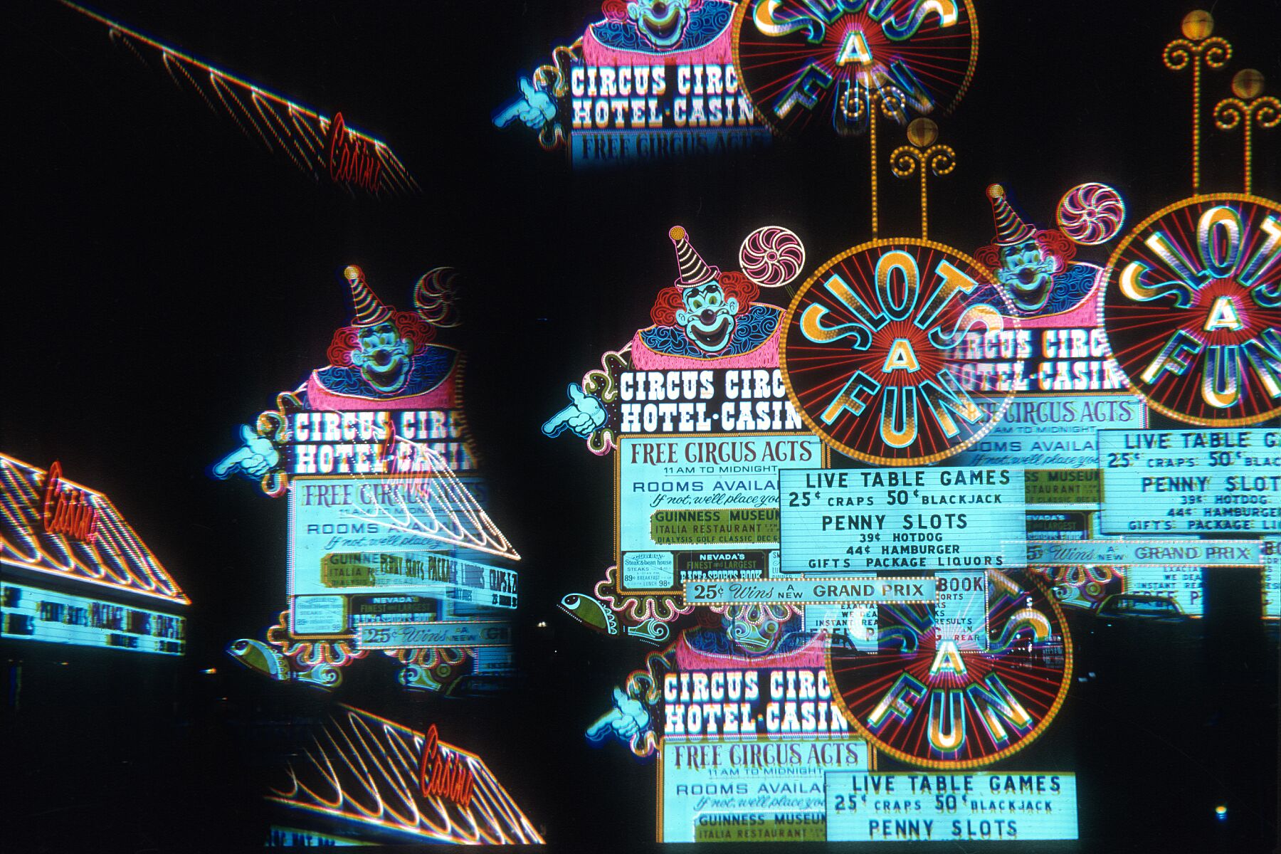 Las Vegas, Nevada Circus Hotel by Gerry Cranham - November 1965 