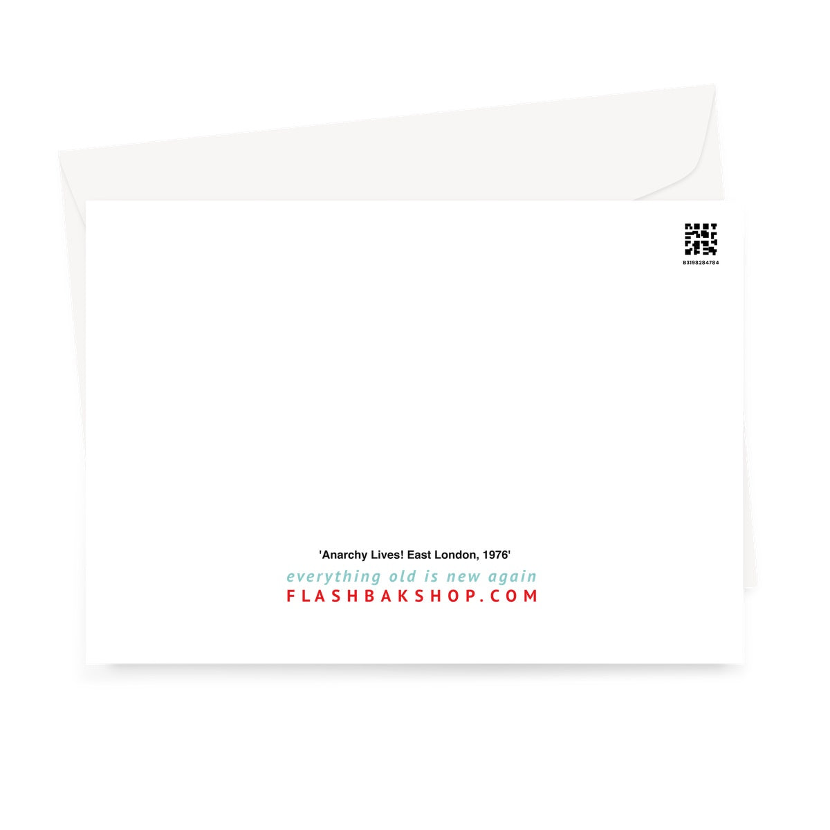 L'anarchie vit à Londres, 1976 - Carte de vœux