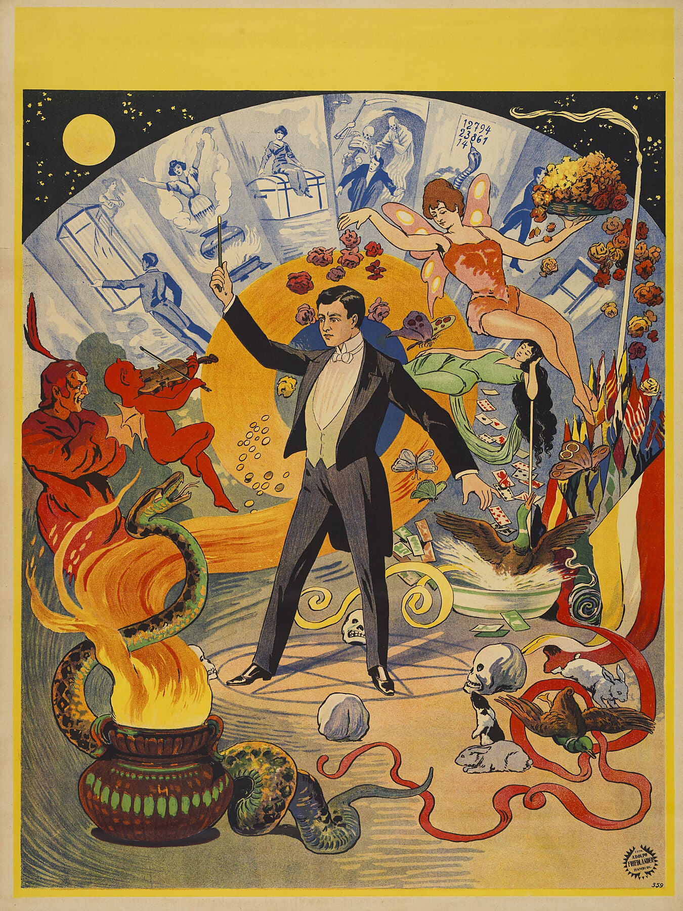 Magic (Untitled) by Adolph Friedländer - 1892 