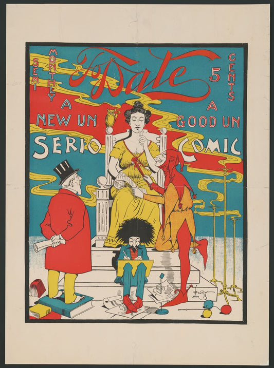 À ce jour. A New Un Serio, a Good Un Comic de Everett E. Lowry - 1895