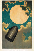 Illustration for Jules Verne's From the Earth to the Moon by Emile Antoine Bayard - 1877
