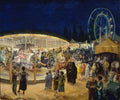 Travelling Carnival in Santa Fe by John Sloan - 1934