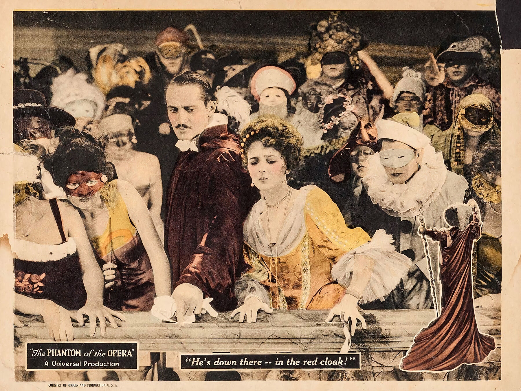 The Phantom of the Opera, Lobby Card - 1925