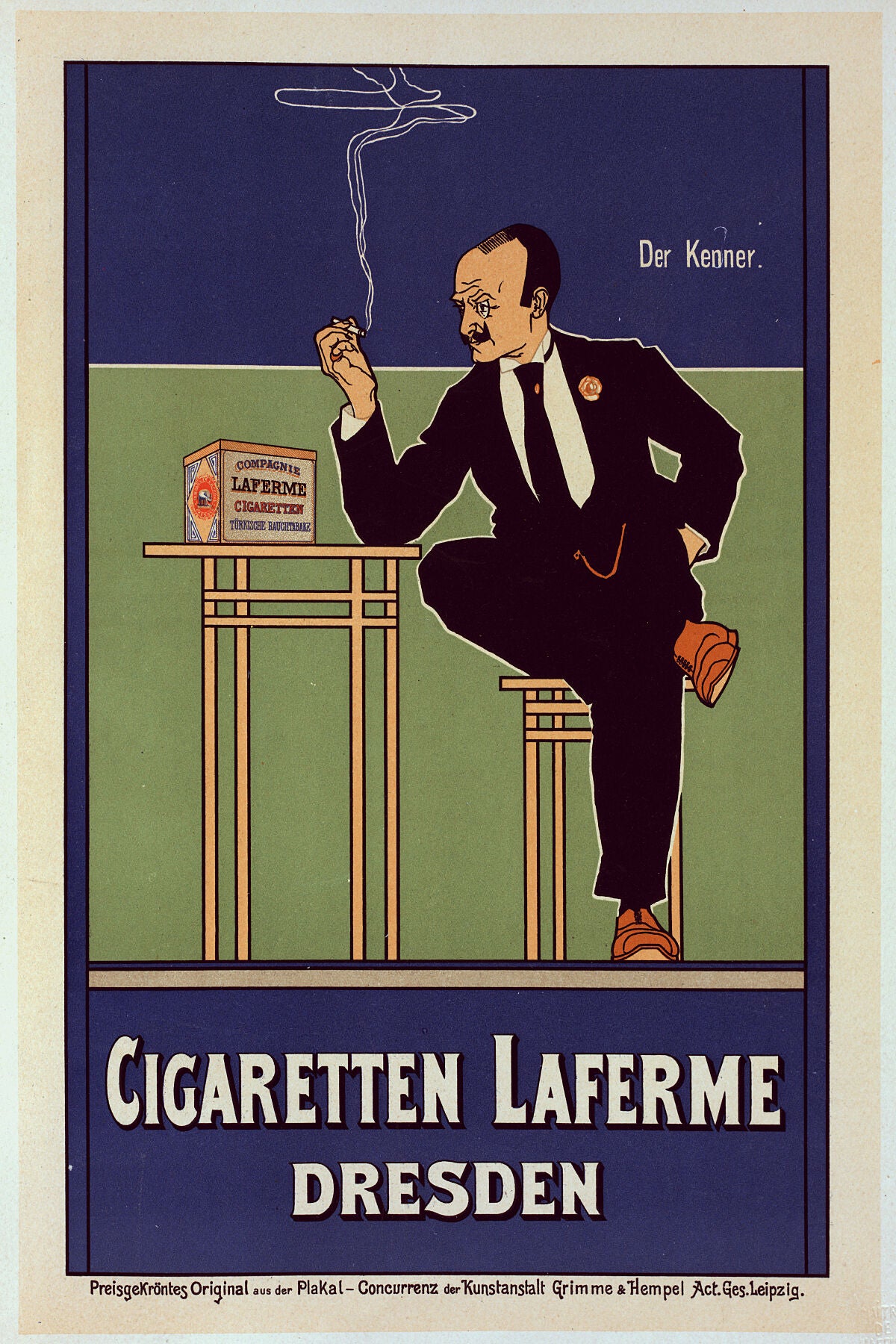 Cigaretten Laferme by Fritz Rehm - 1898